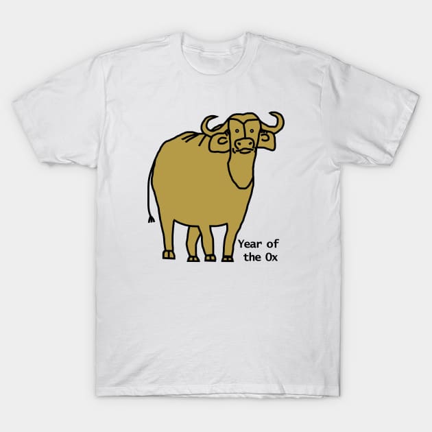 Year of the Metal Ox T-Shirt by ellenhenryart